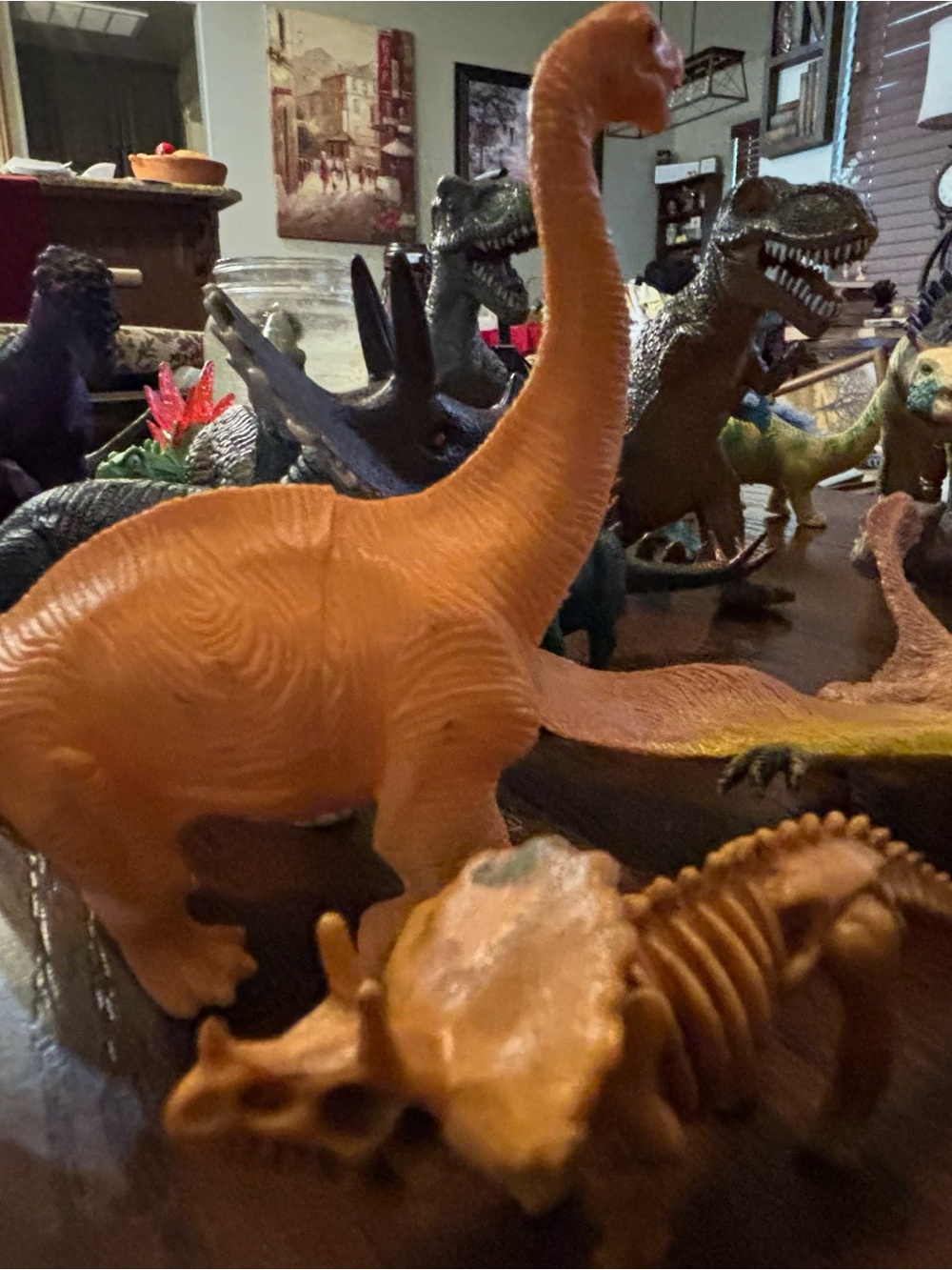 25 Dinosaur Figure Lot Mixed Plastic T-Rex Spinosaurus Stegosaurus Brachiosaurus - Picture 9 of 11